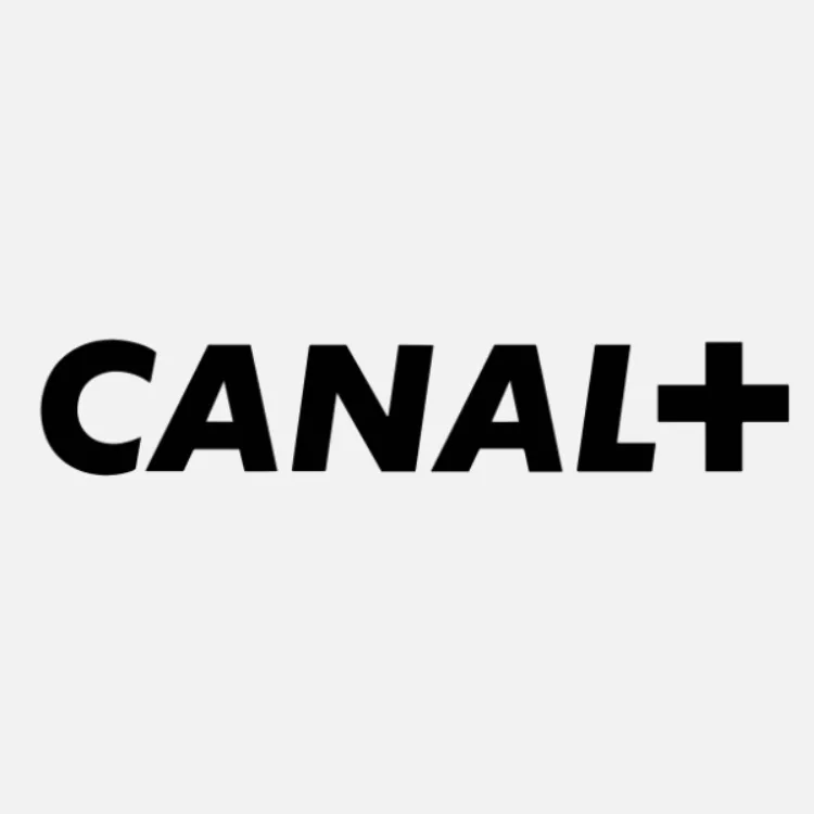 Logo de Canal+, disponible dans le bouquet de chaînes de l'abonnement IPTV Visiona.ma.