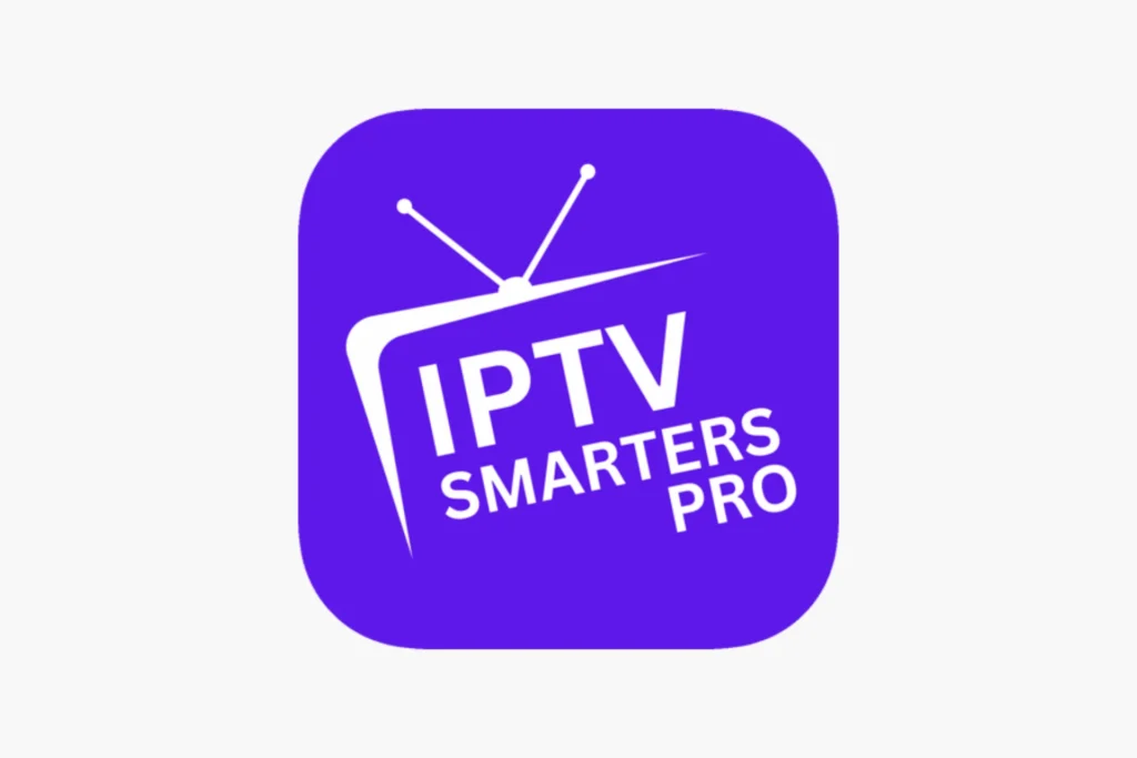 Logo IPTV Smarters Pro, une application IPTV universelle pour tous les appareils.